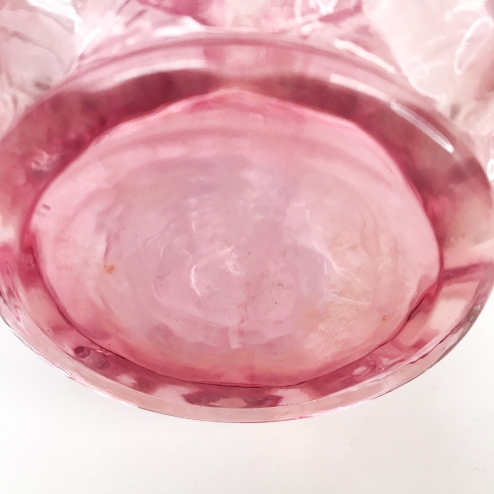 Cranberry Ruffled Glass Pitcher - Fenton? - Picture 7 of 7